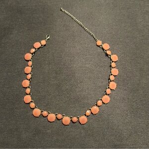 Pink Bejeweled Statement Necklace
